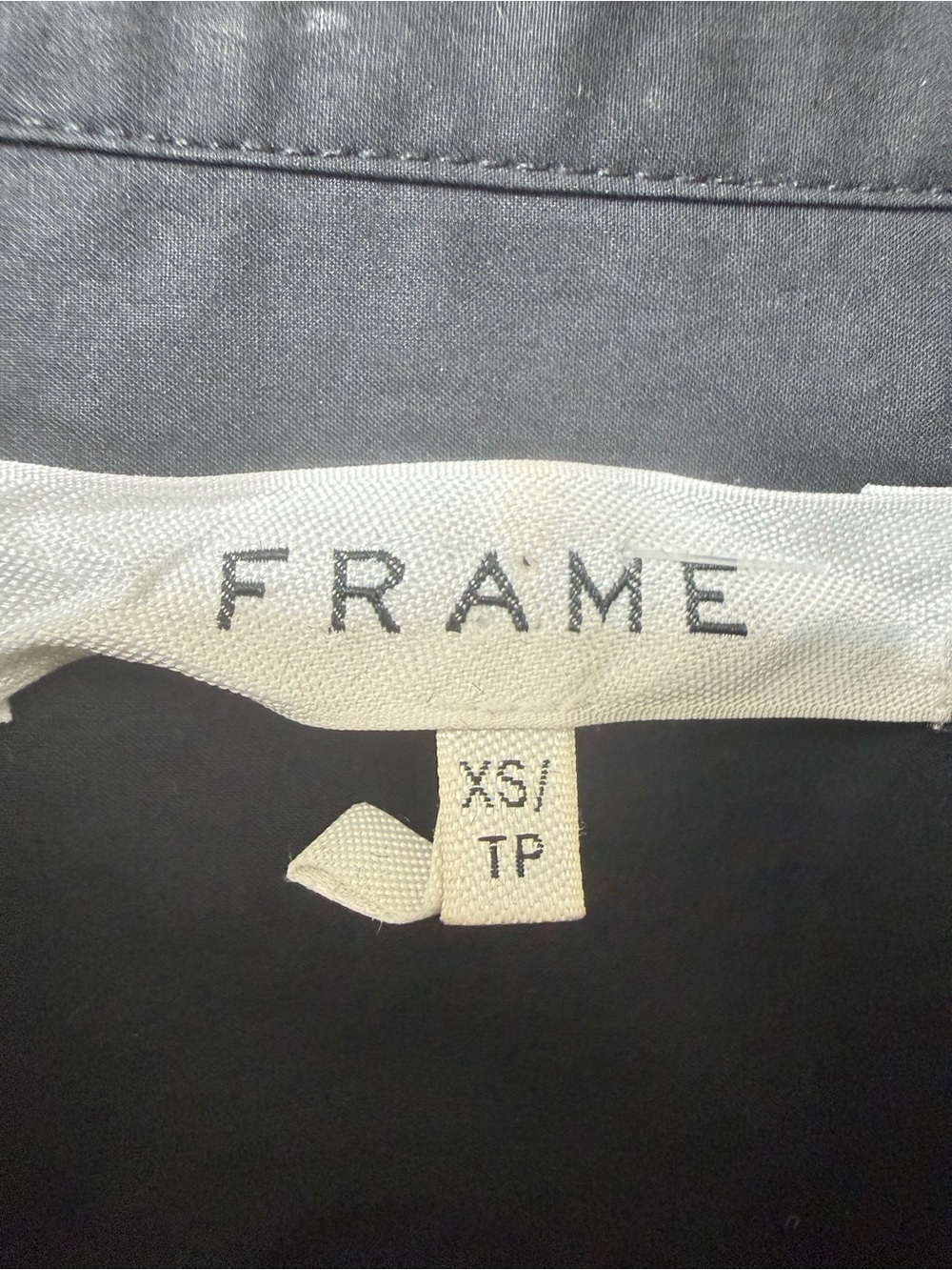 FRAME XS Puff-Sleeve Button-Front Black Mini Dress Party Event Designer Preppy - Picture 6 of 11